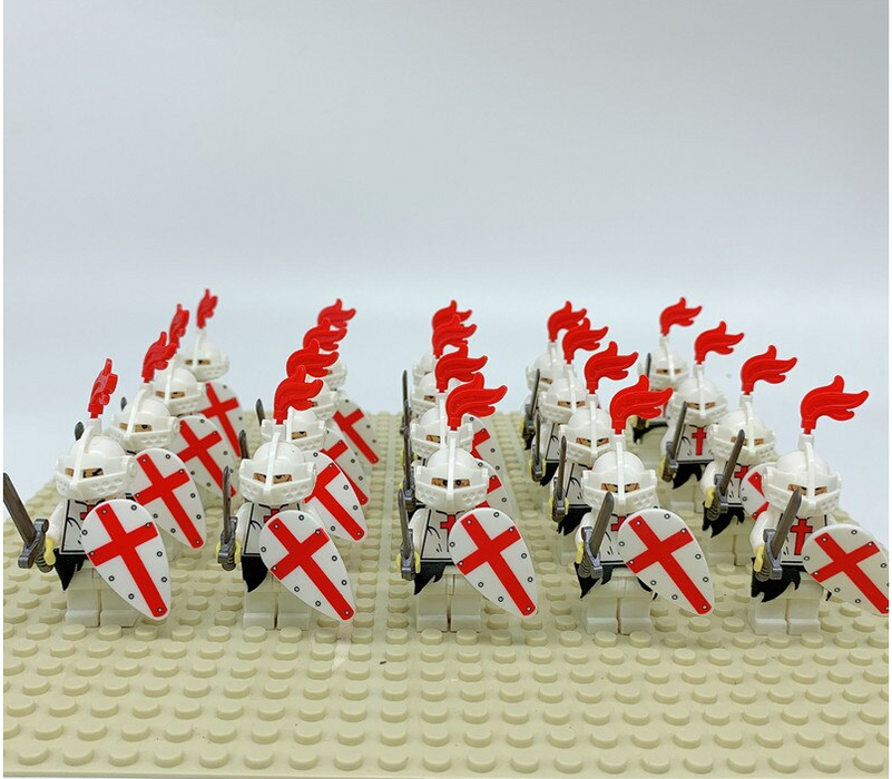 compatible lego army Knights Templars