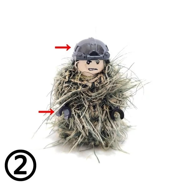 Forest Camo Ghillie Suits x2