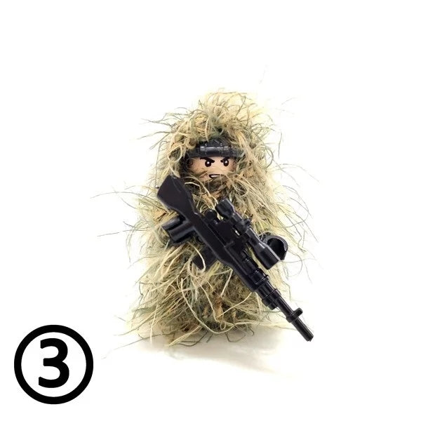Forest Camo Ghillie Suits x2