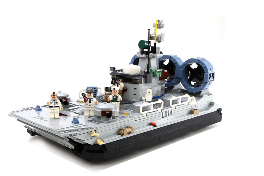 compatible lego Navy hovercraft