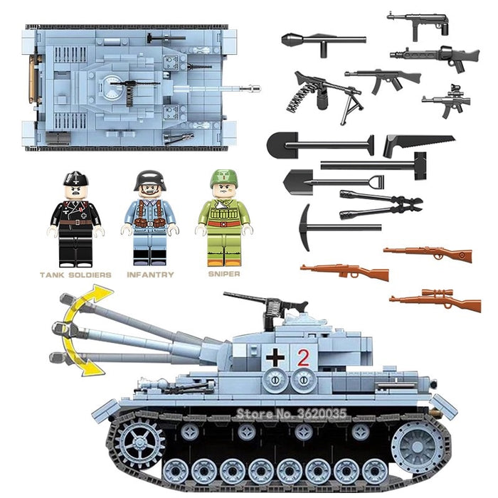 German army Panzer toy tank 