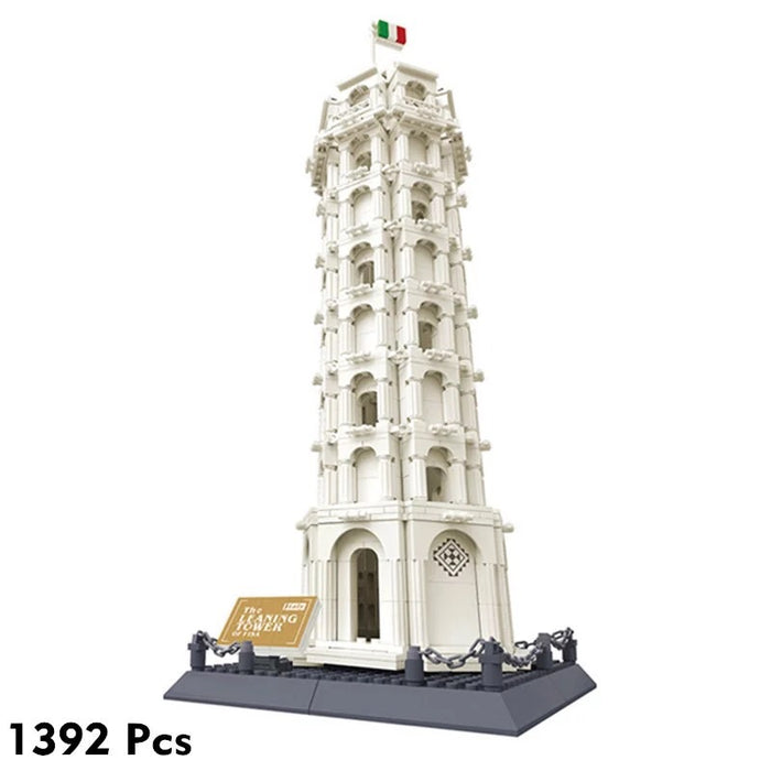 Compatible lego Leaning Tower of Pisa