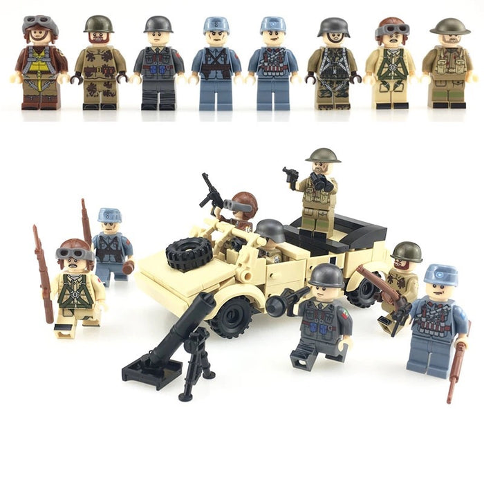 ww2 army toys compatible lego army