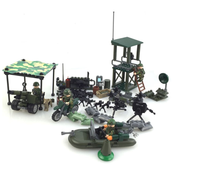Army toy set Army jungle base