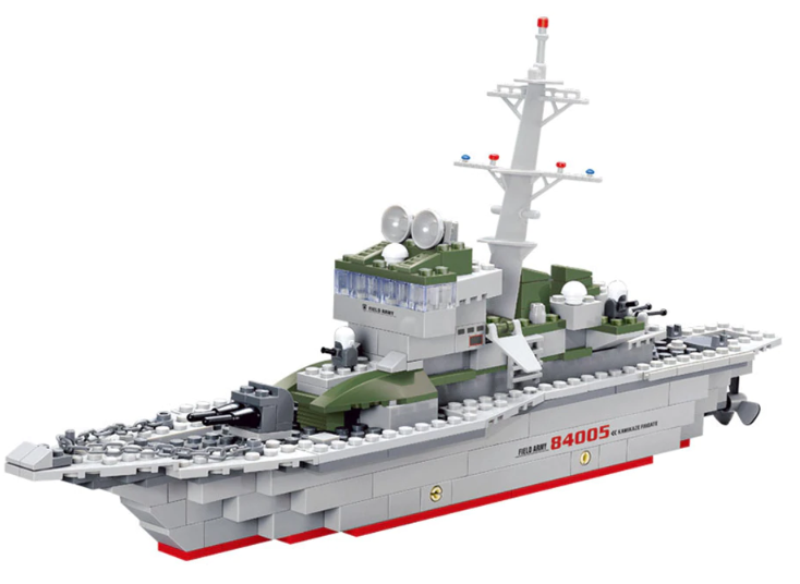 Navy ship toy
