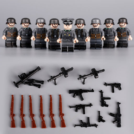 WW2 German Infantry "Bodenständige" Squad x9