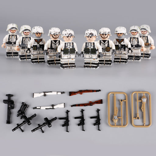 WW2 German 6th Army Winter Team x10