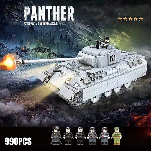 compatible lego German army Panther medium tank