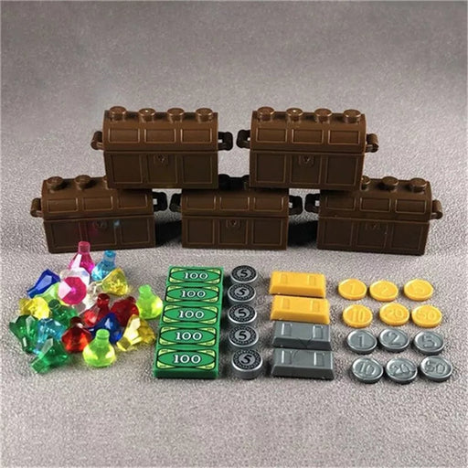 compatible lego pirates treasure bounty