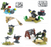 moc army figures building block toys