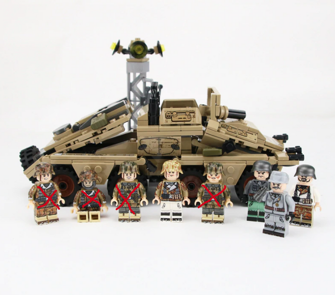 WW2 German Army Sd.Kfz. 233z APC — Brick Block Army