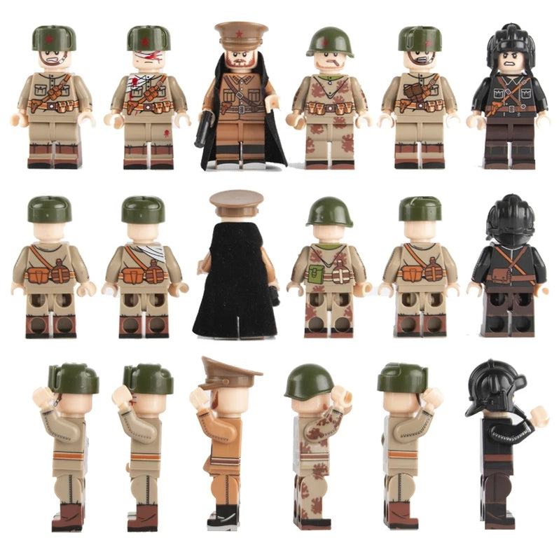 WW2 Soviet Army Artillery Brigade — Brick Block Army