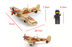 construction model toy plane