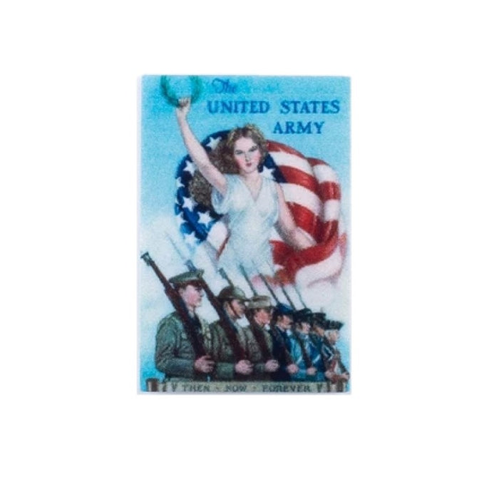 US Army Then Now Forever Poster 